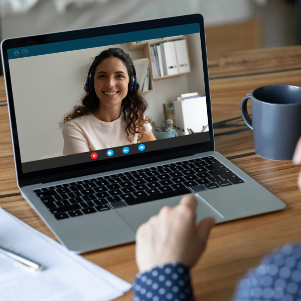Image of a virtual meeting