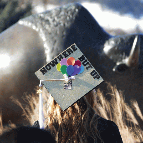 Female graduate in Boulder