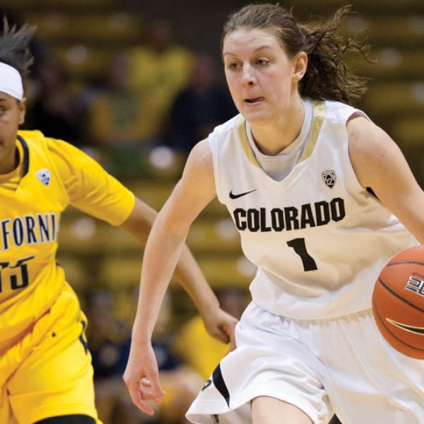 CU vs california students on court