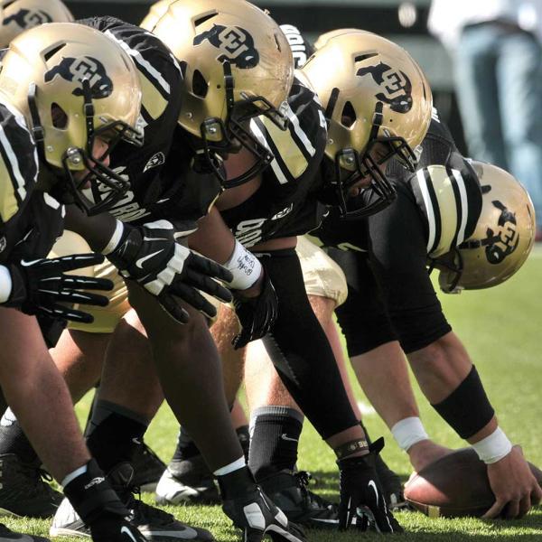 CU Buffs players on the field
