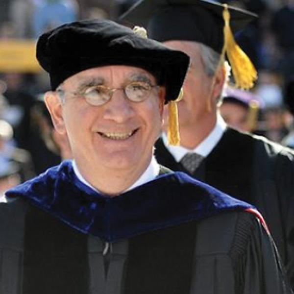 Chancellor Phil Distefano at commencement