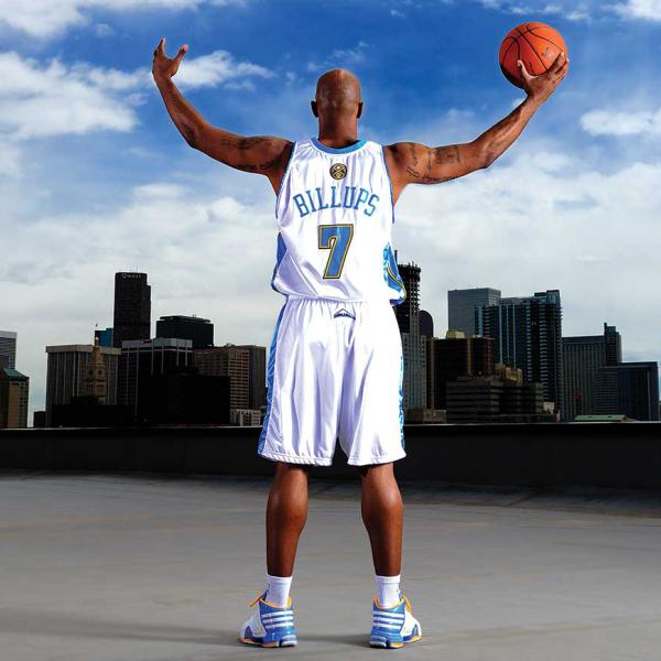 Chauncey Billups in parking lot