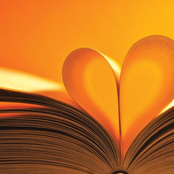 artistic book pages