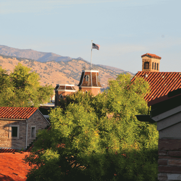 Old Main in the summer