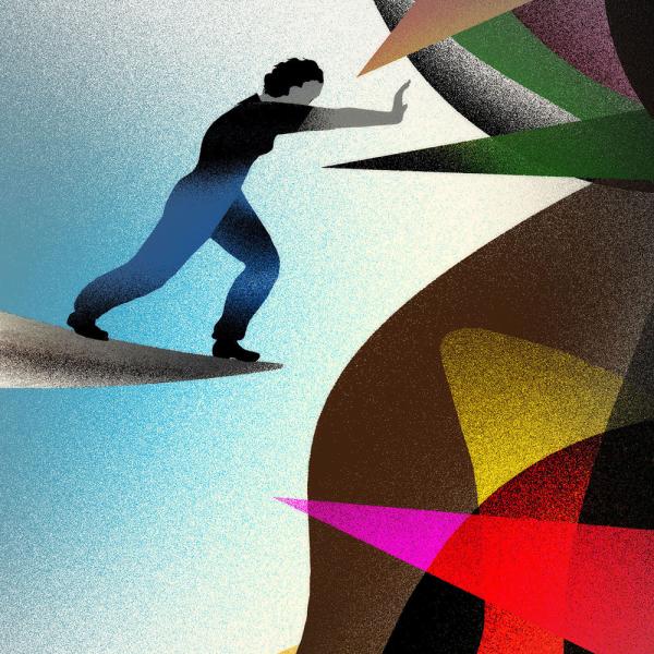 illustration about student resilience at CU Boulder