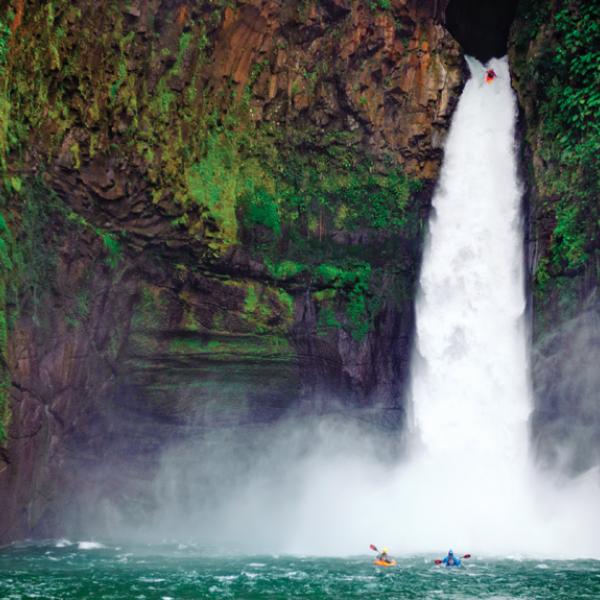 cliff jumping