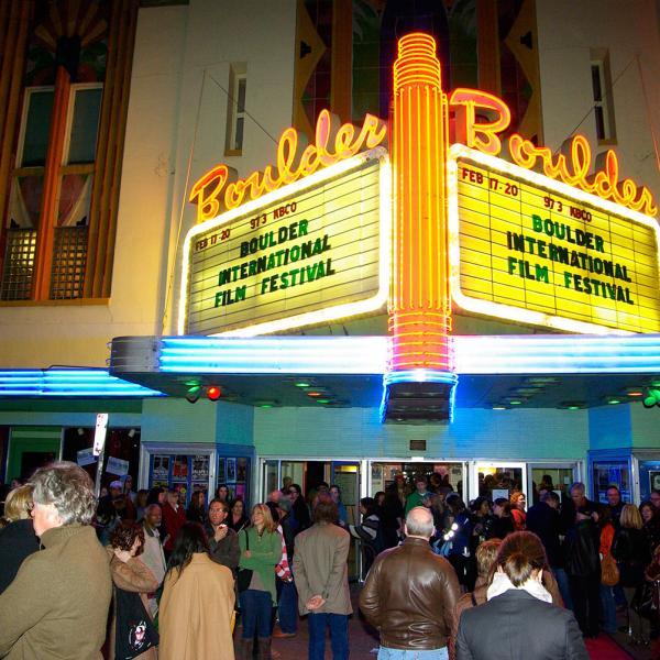 Boulder Theater marquis