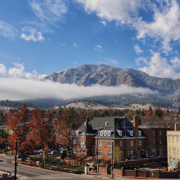 misty campus photo