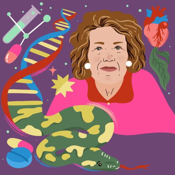 Illustration of Leslie Leinwand
