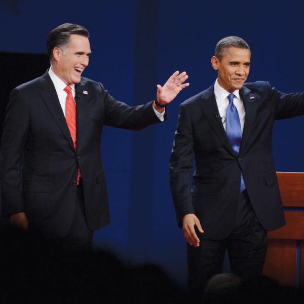 Romeny obama Debate