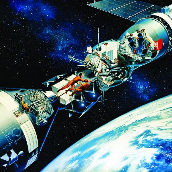 Russo-american space mission