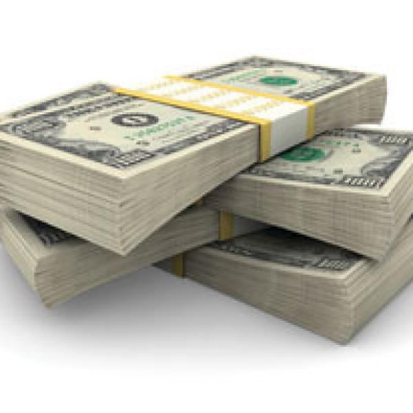 stacks of money