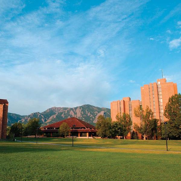 Darley Commons Dining Center is shown above between Bear Creek Apartments and Will Vill.