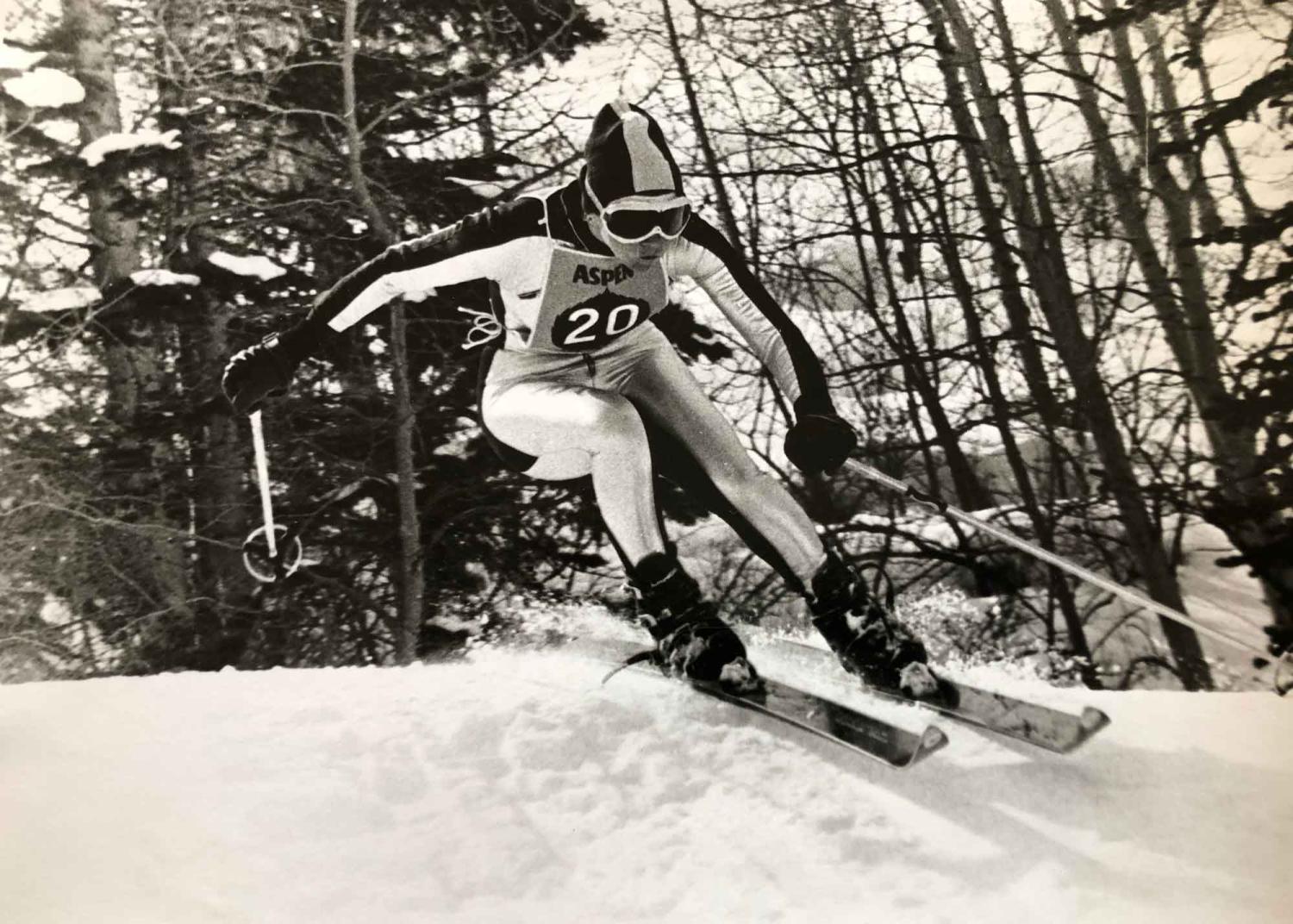 Sandy Hildner Skiing