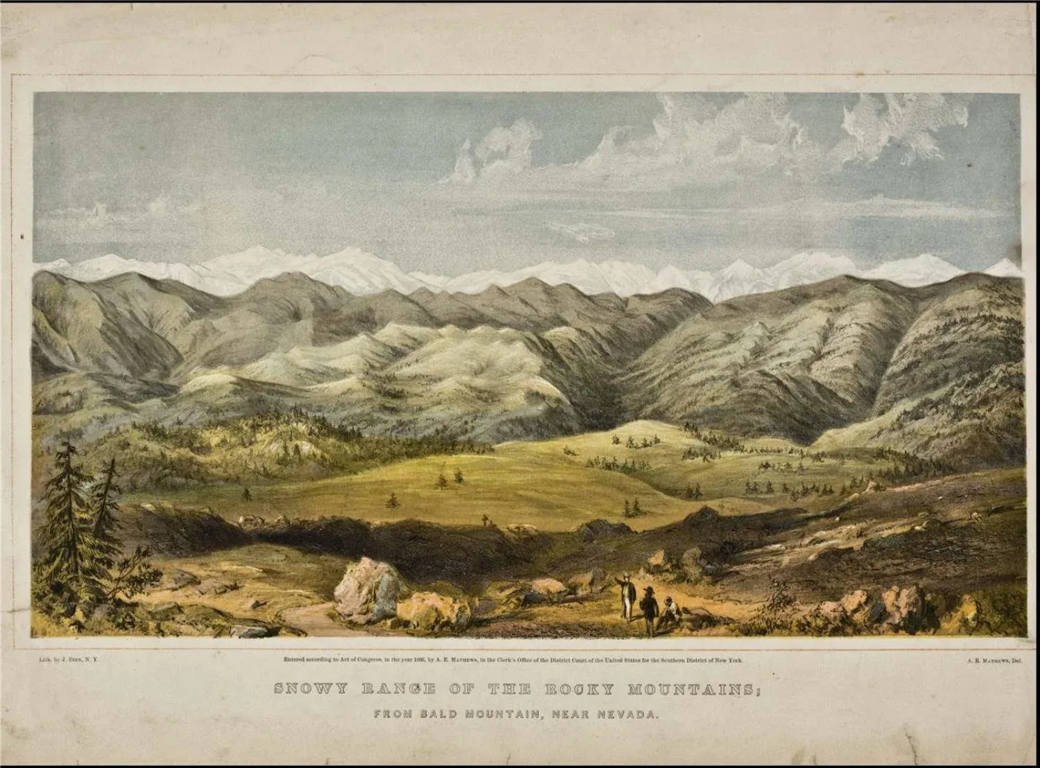 Range of Rocky Mountains