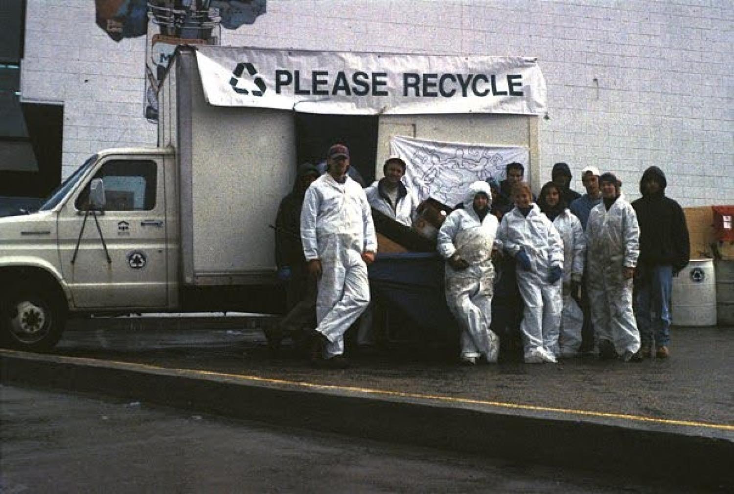 recycling group truck