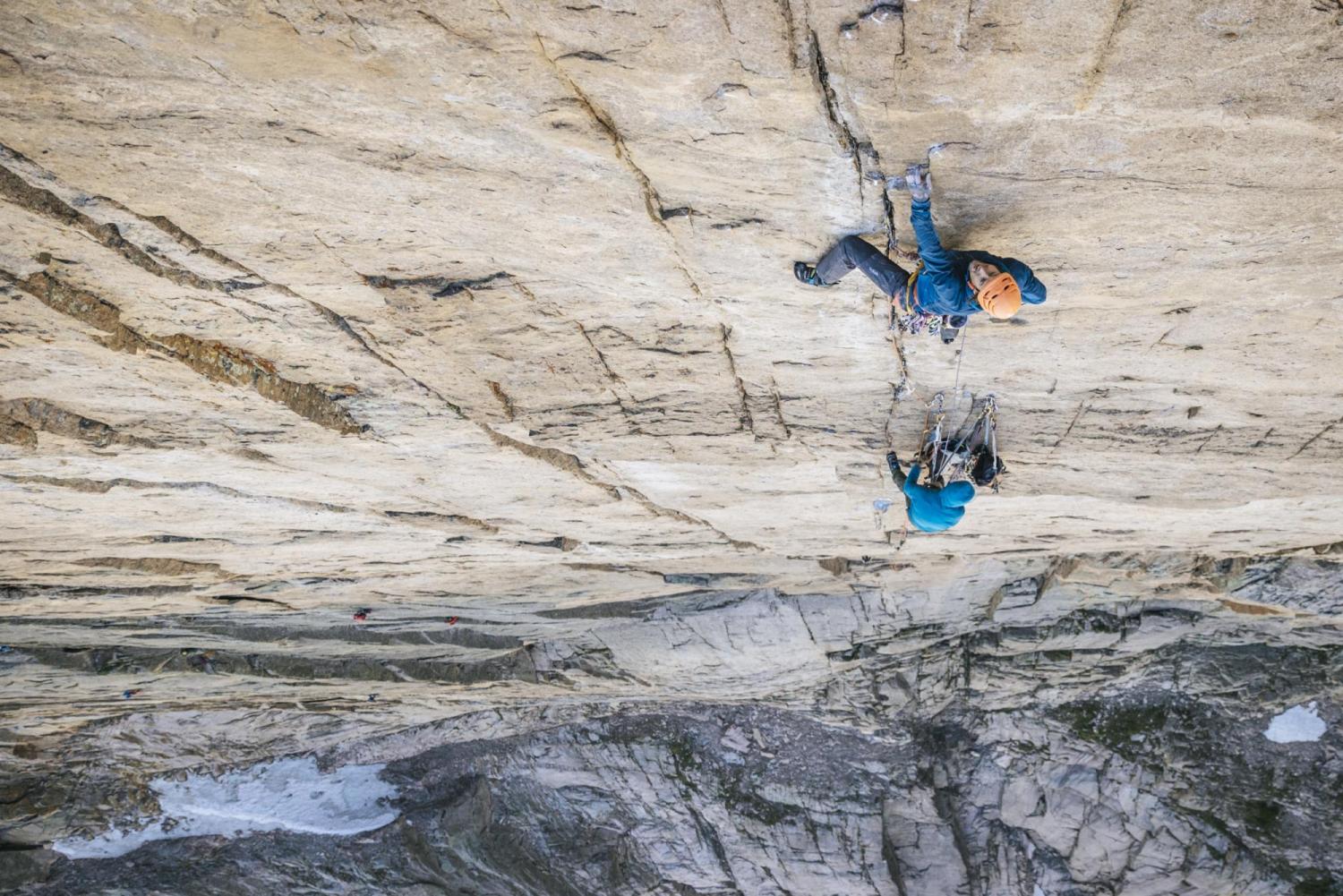Chris Weidner climbing
