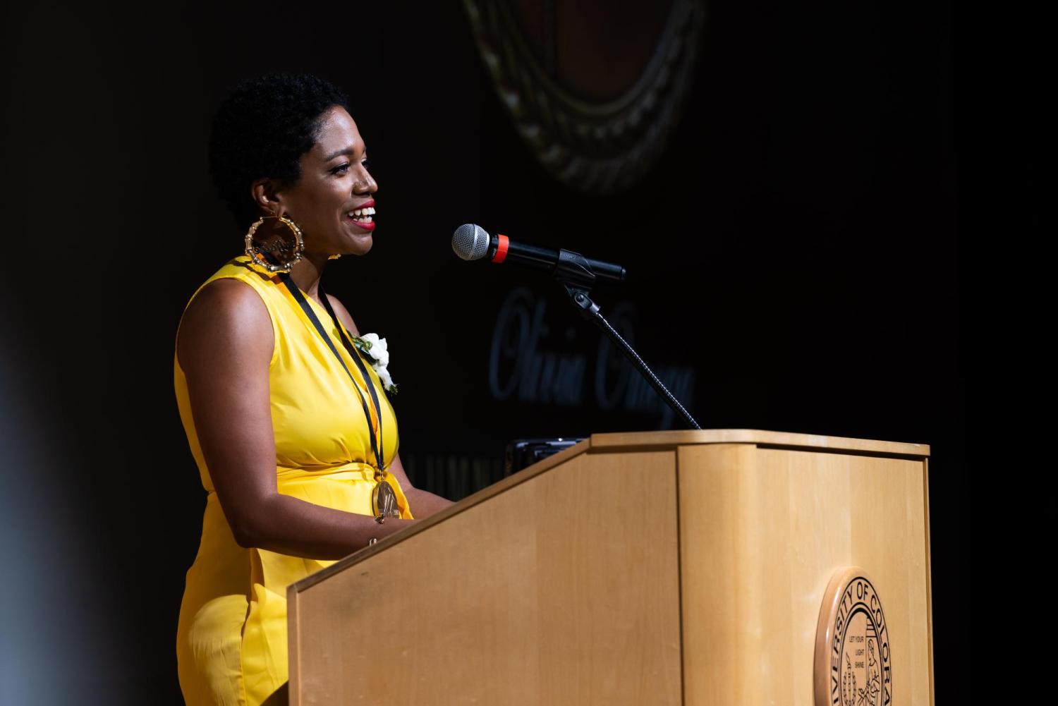 Olivia Omega at the 2023 Alumni Awards