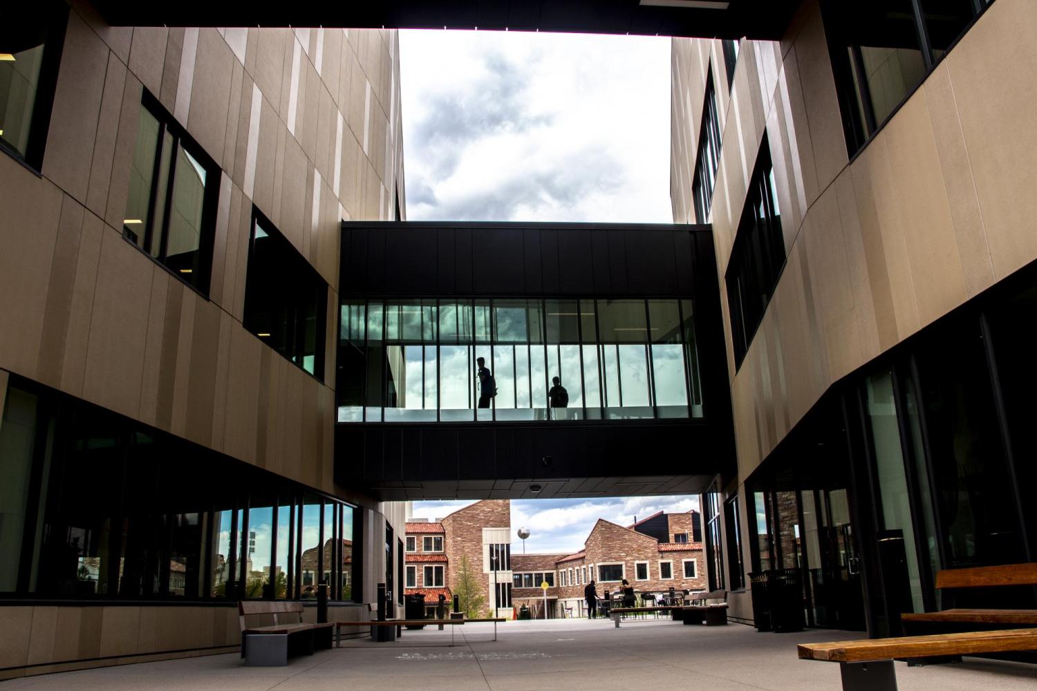Photo of CU's new CASE building