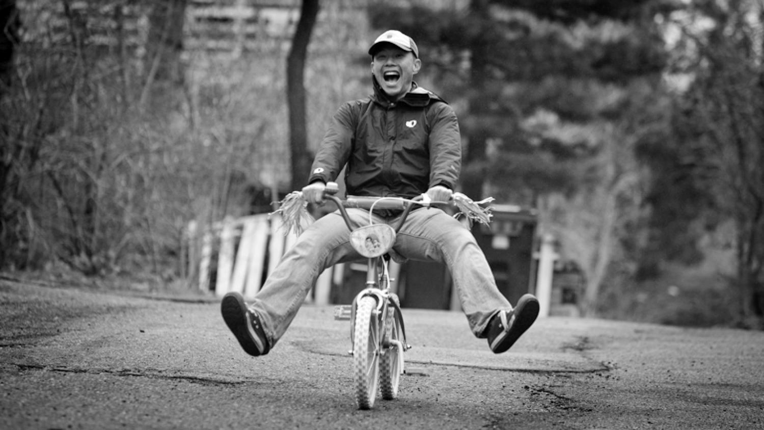 allen on bike
