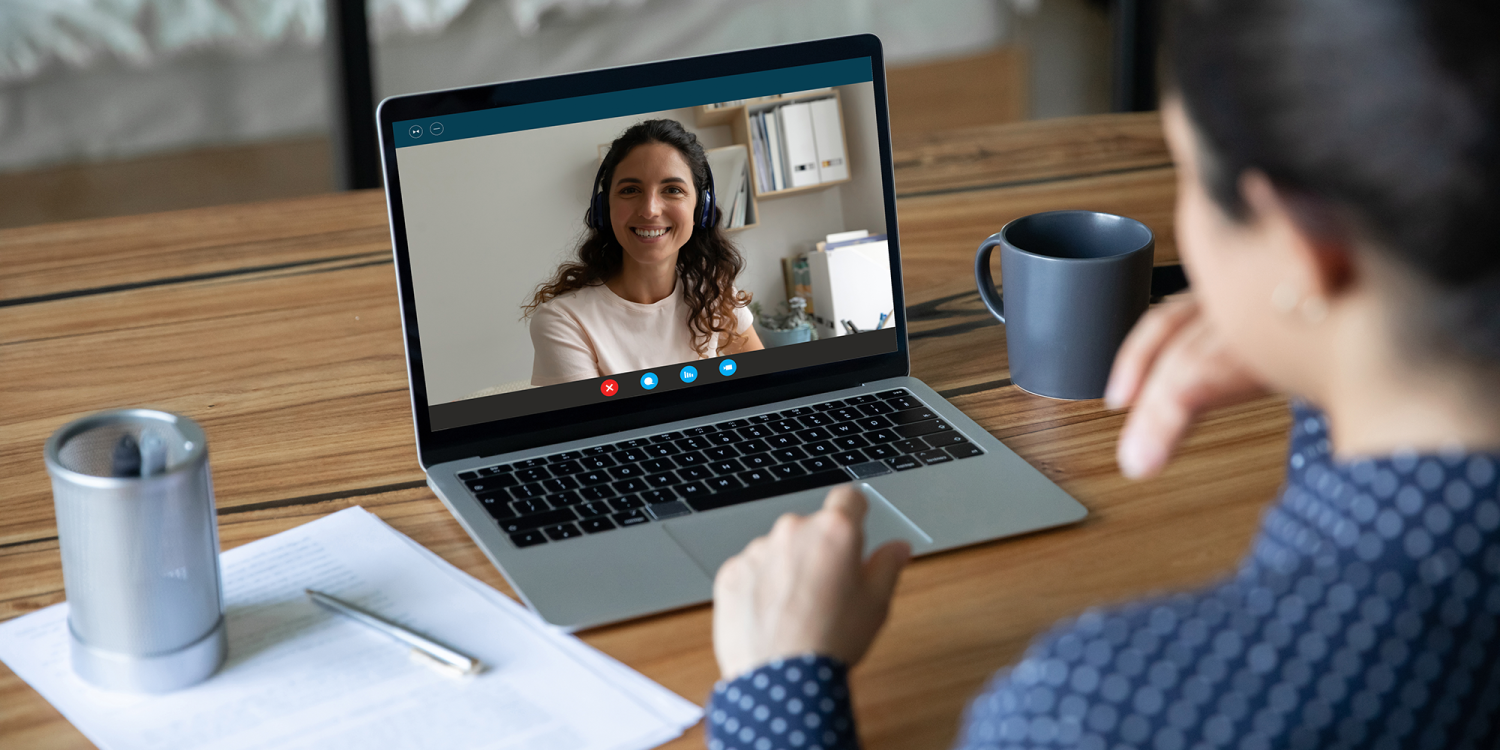 Image of a virtual meeting