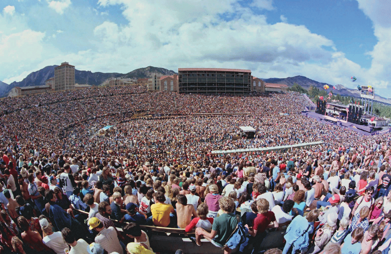Rolling Stones concert at CU Boulder
