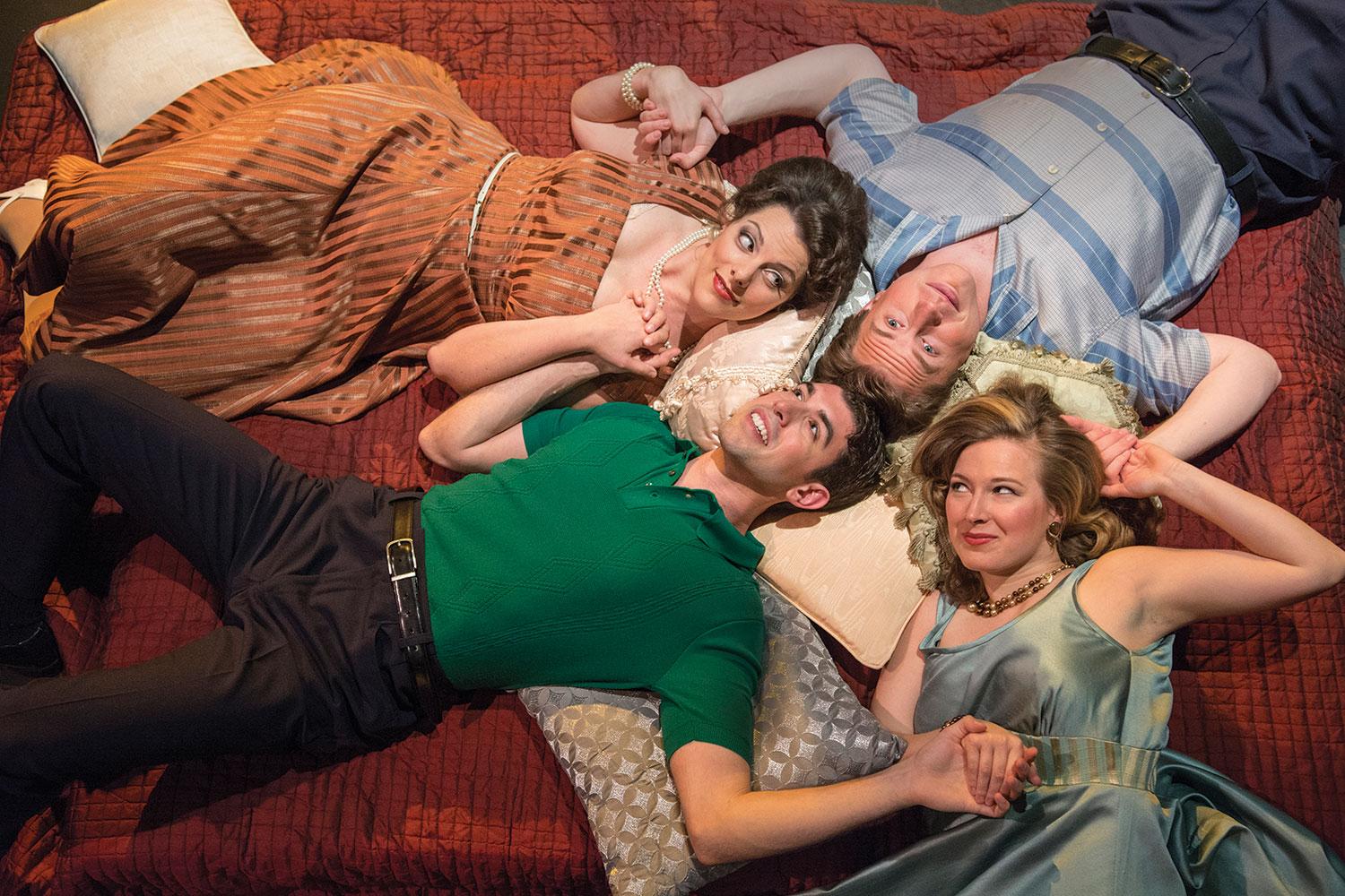 Members of the cast of Così fan tutte