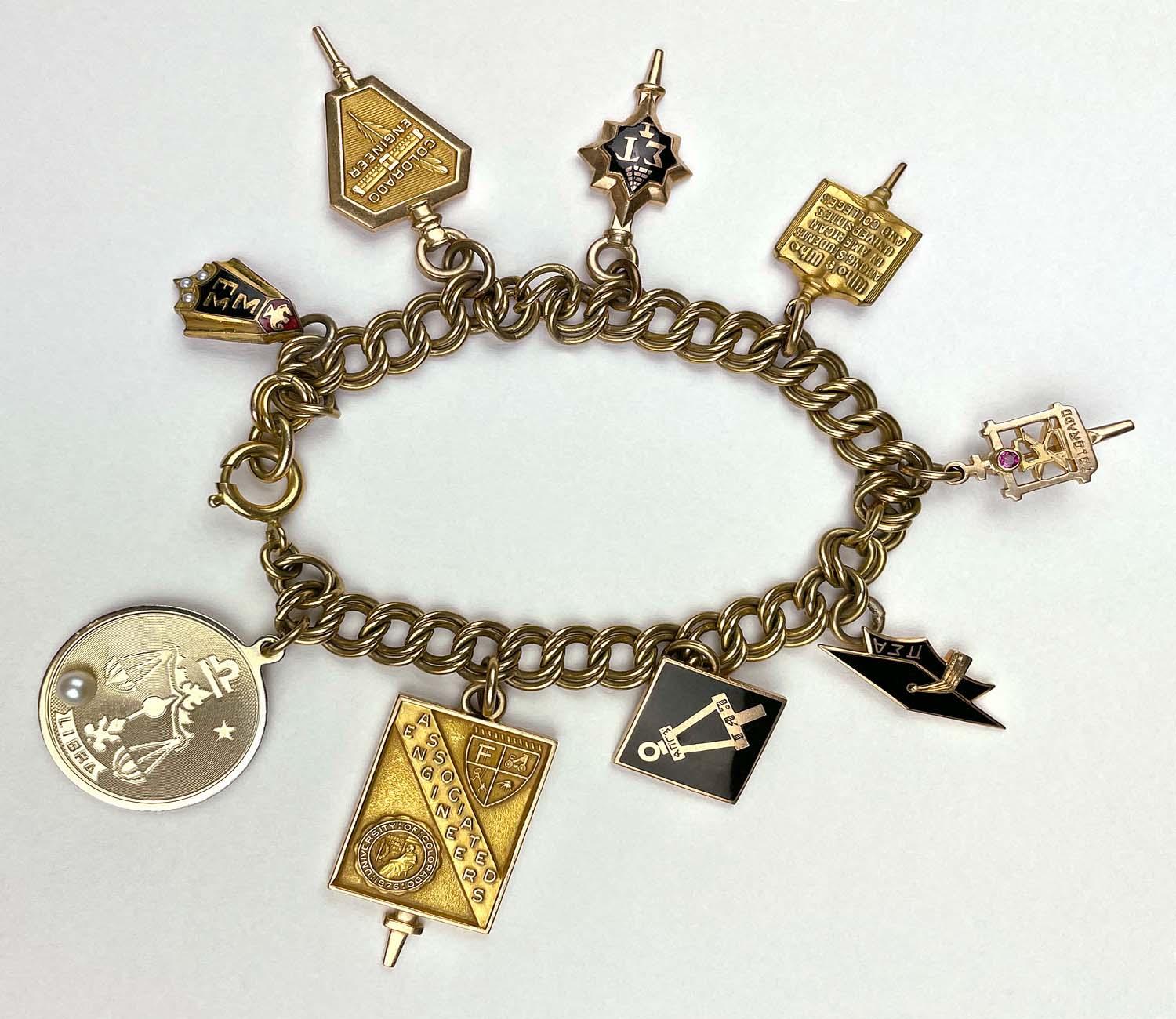 CU Charm bracelet