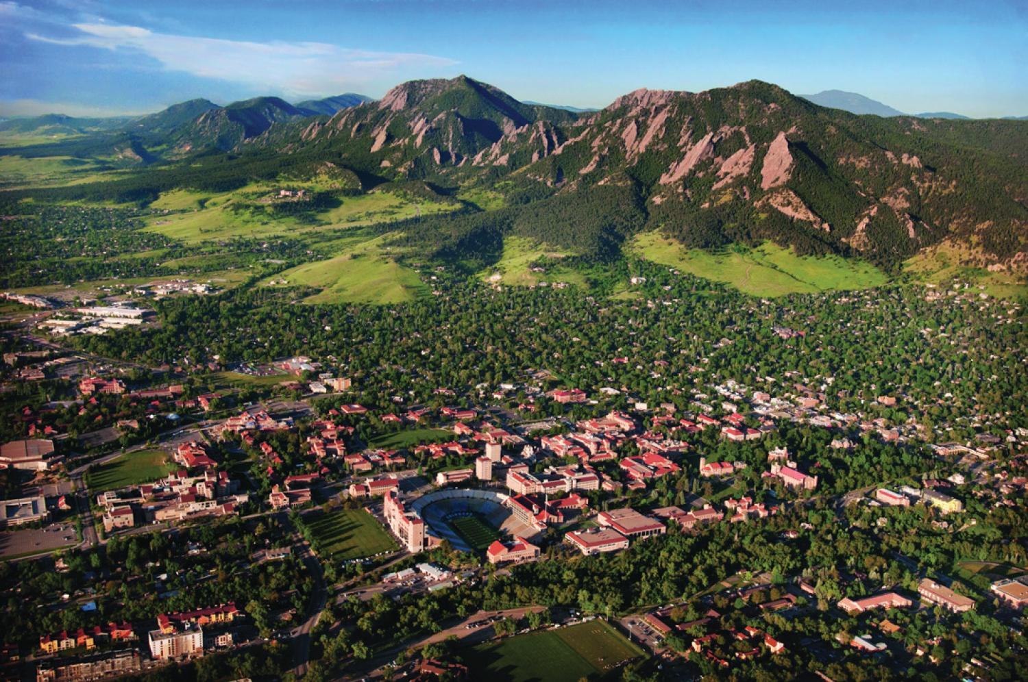 aerial cu boulder