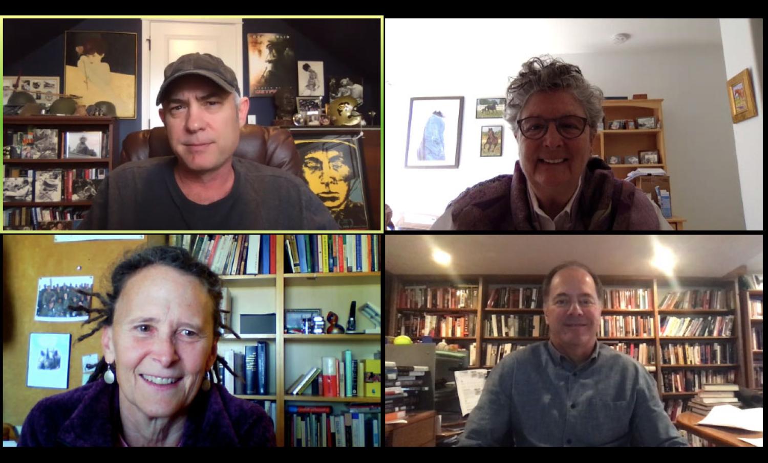 Panelists during the virtual CWA 2020