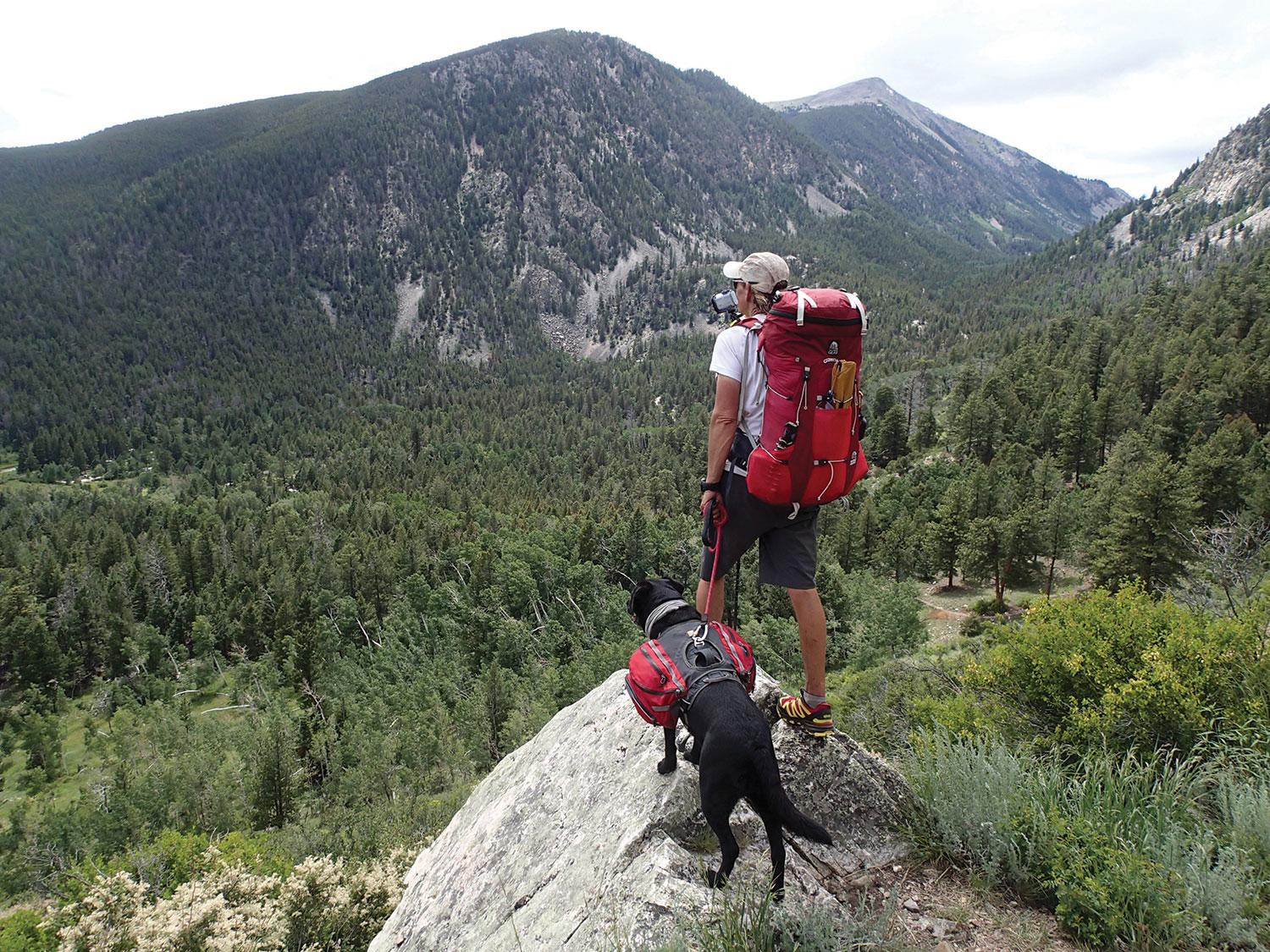 Trevor Thomas and his guide dog Tennille