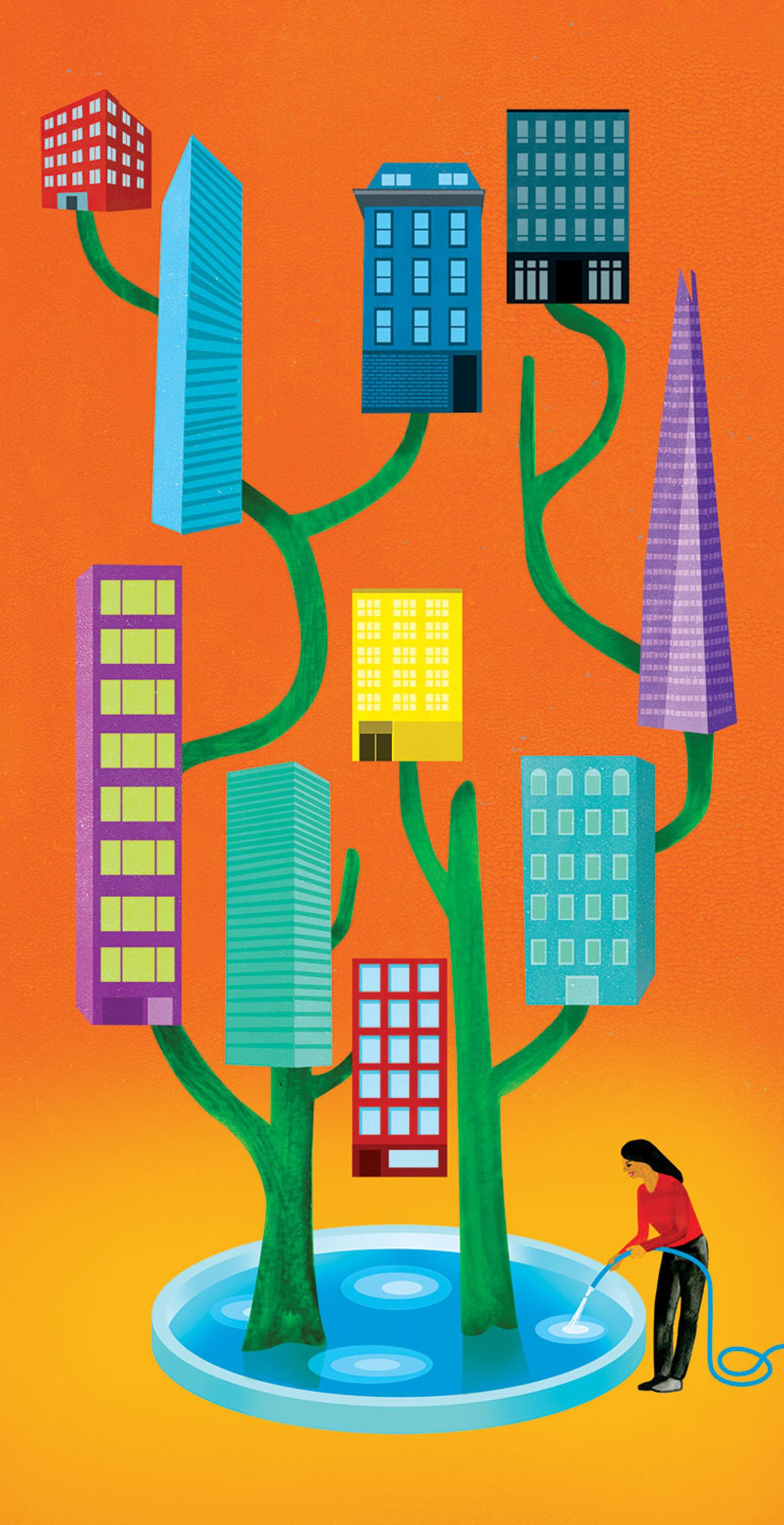 living buildings illustration
