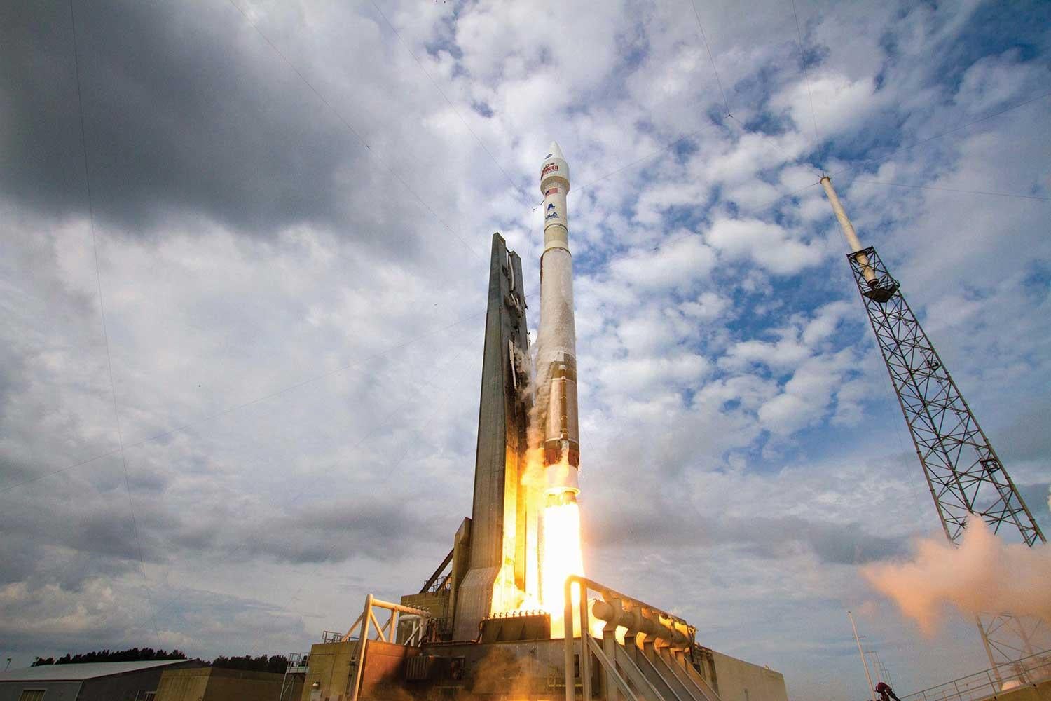 The Atlas V MAVEN spacecraft launches from Cape Canaveral Air Force Station