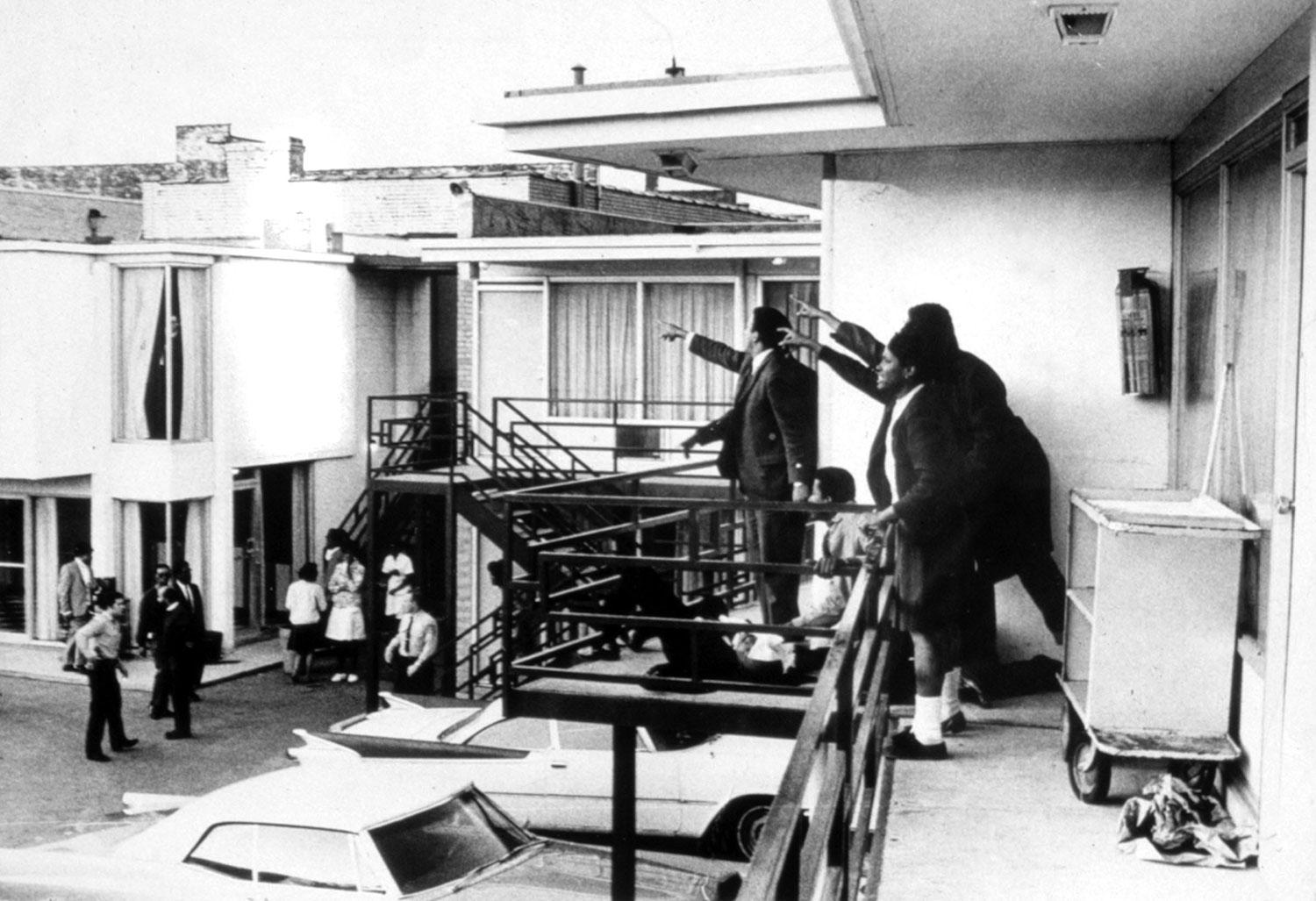 scene of MLK assissination