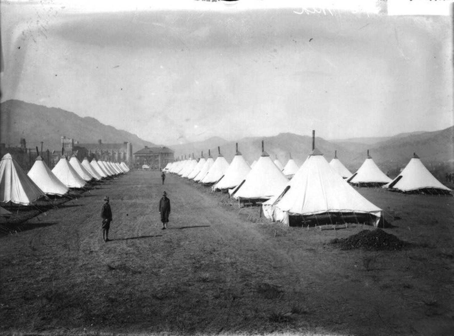 SATC camp at CU Boulder during Spanish Flu