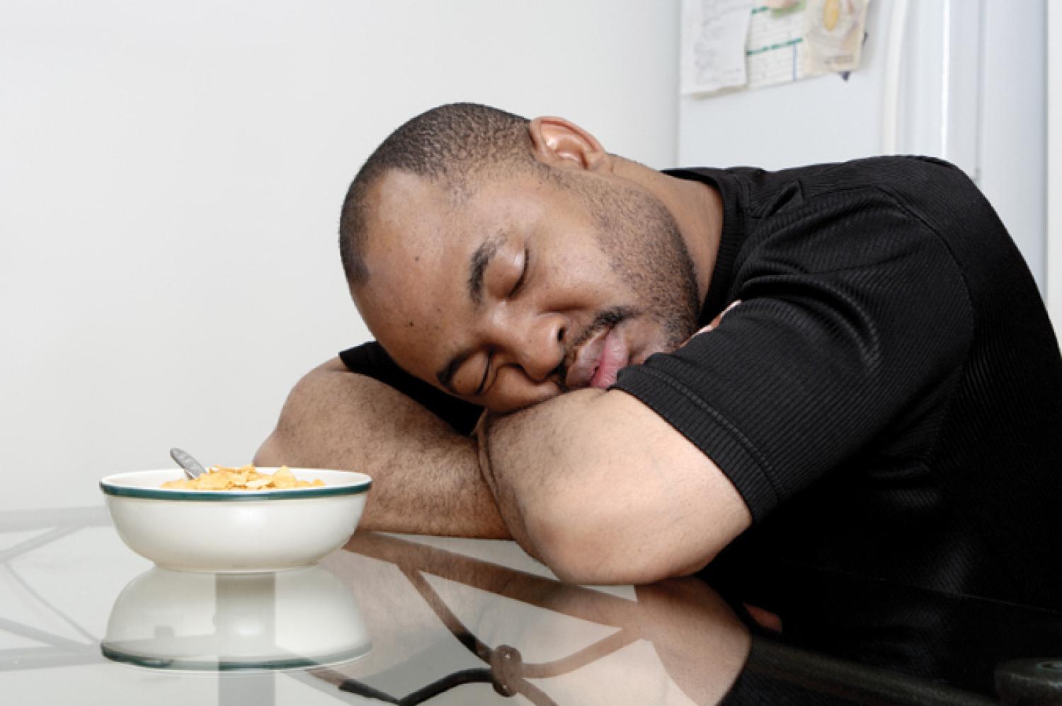 sleeping man