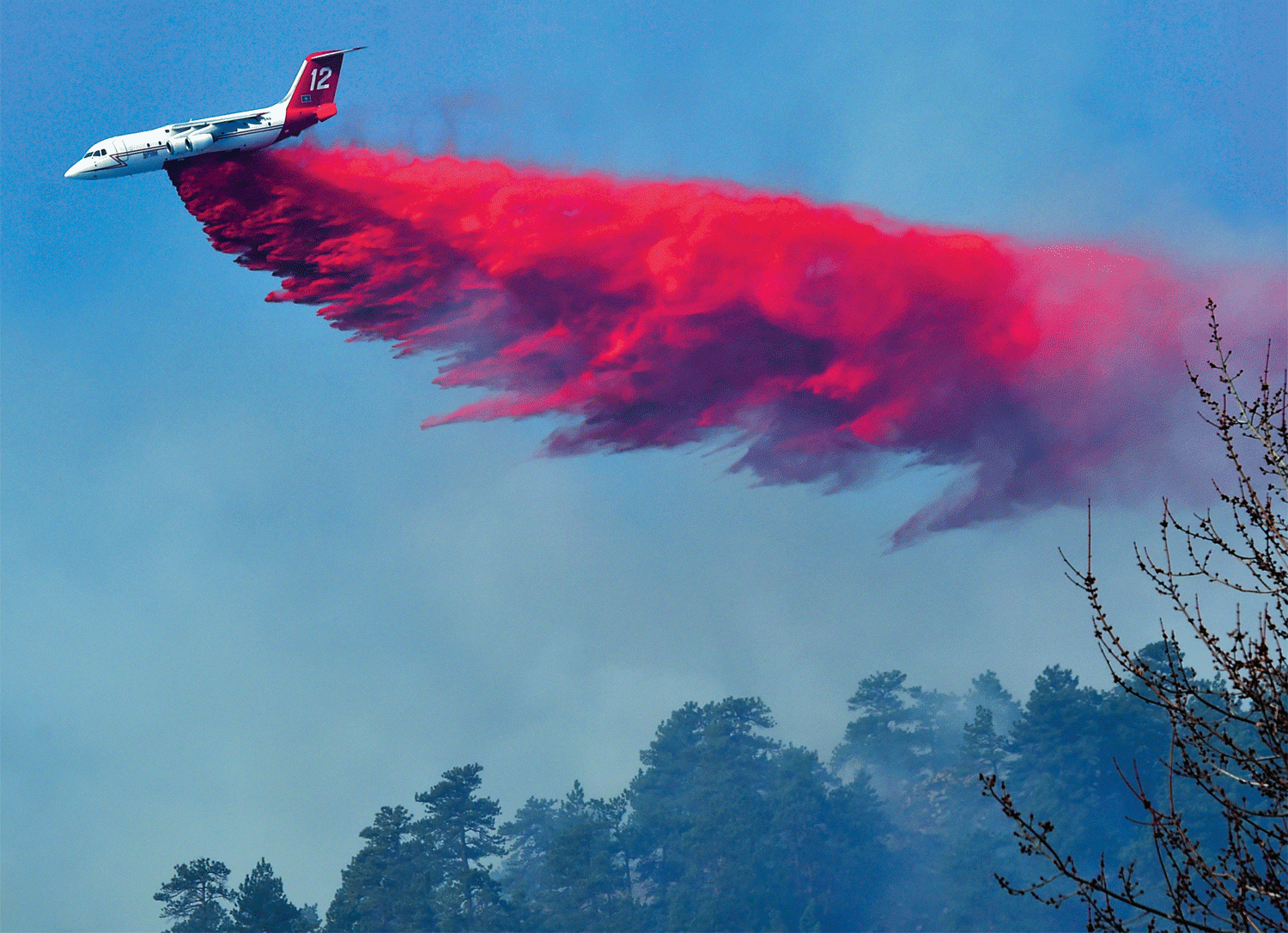 fire-fighting plane