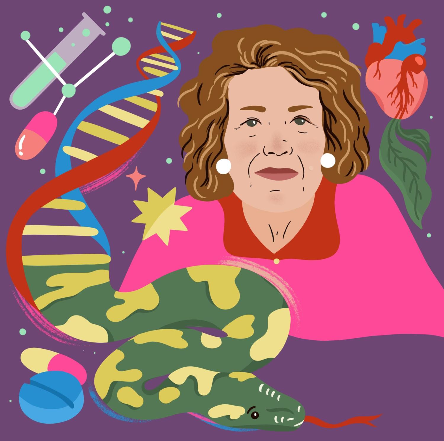 Illustration of Leslie Leinwand