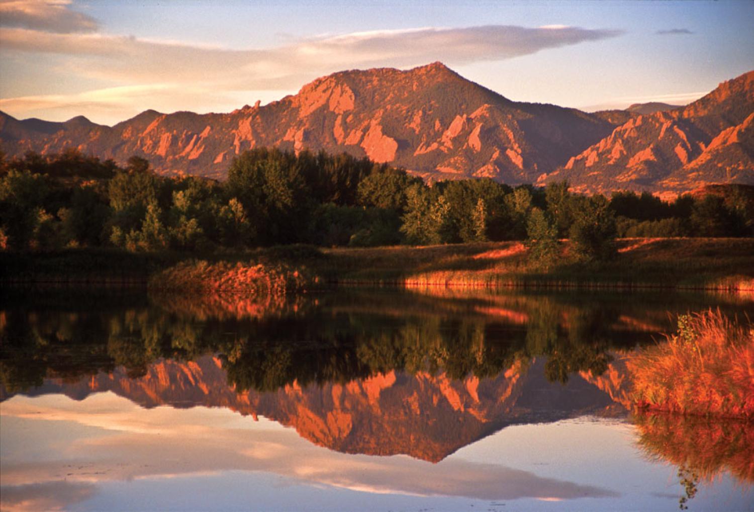 flatirons from sawmill pond