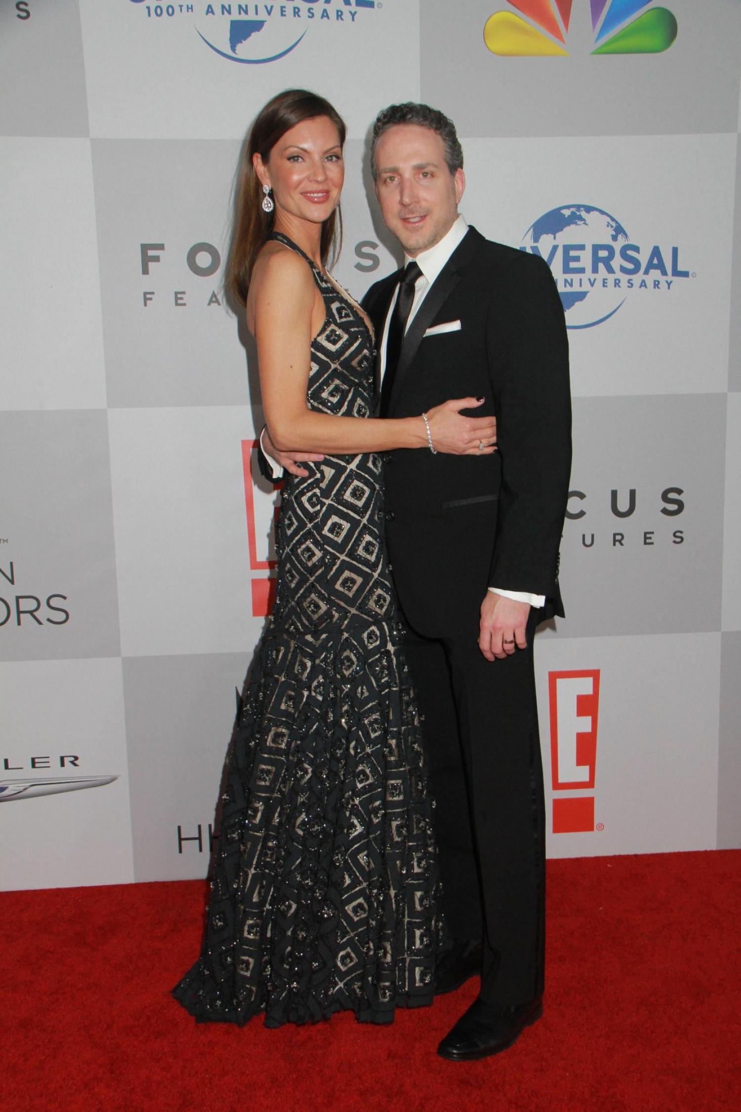 Jonathan Treisman and woman on red carpet