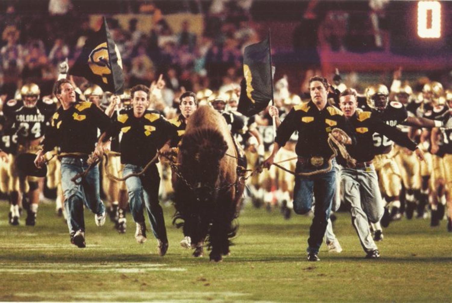 Ralphie before championship
