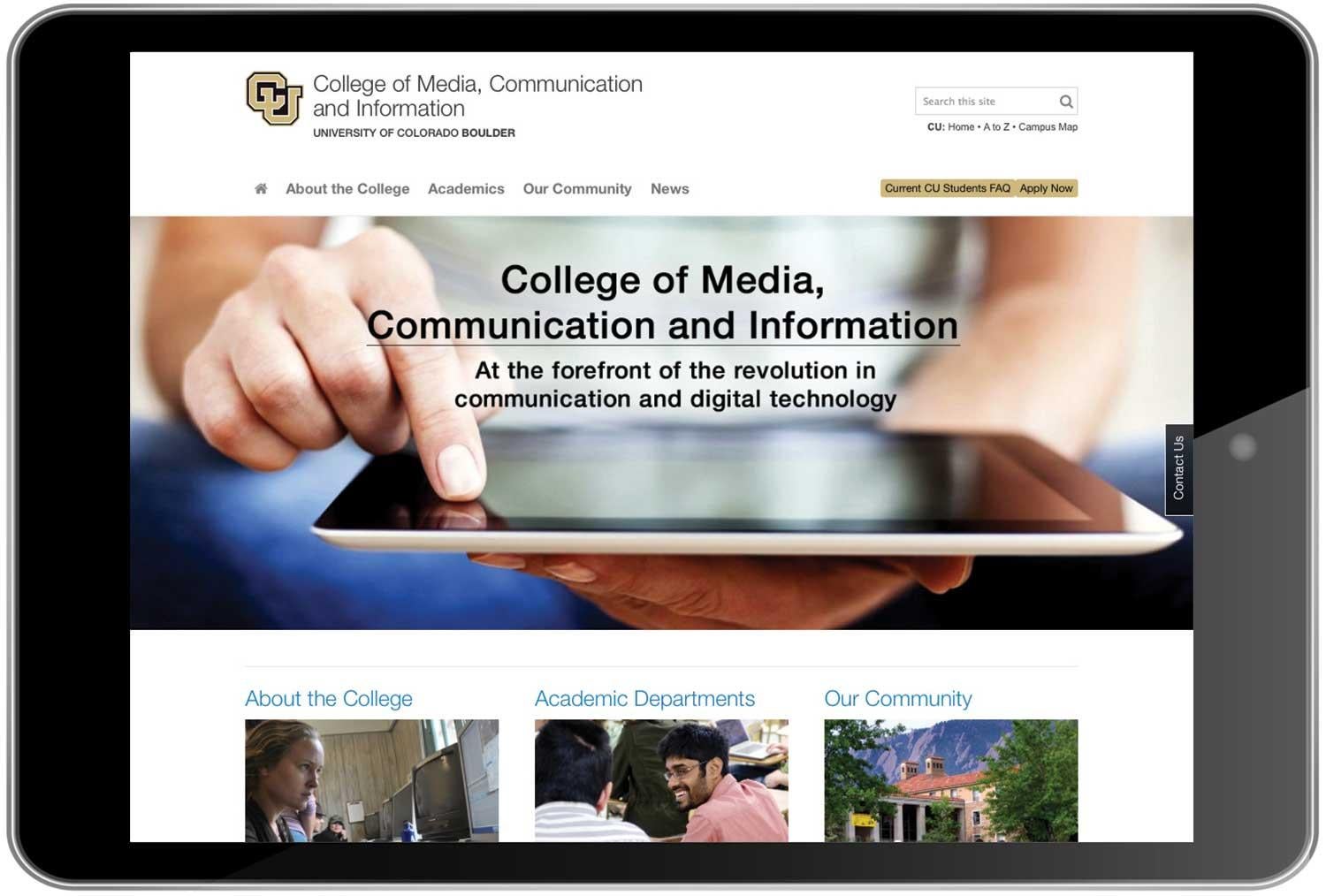 College of Media, Communication and Information website