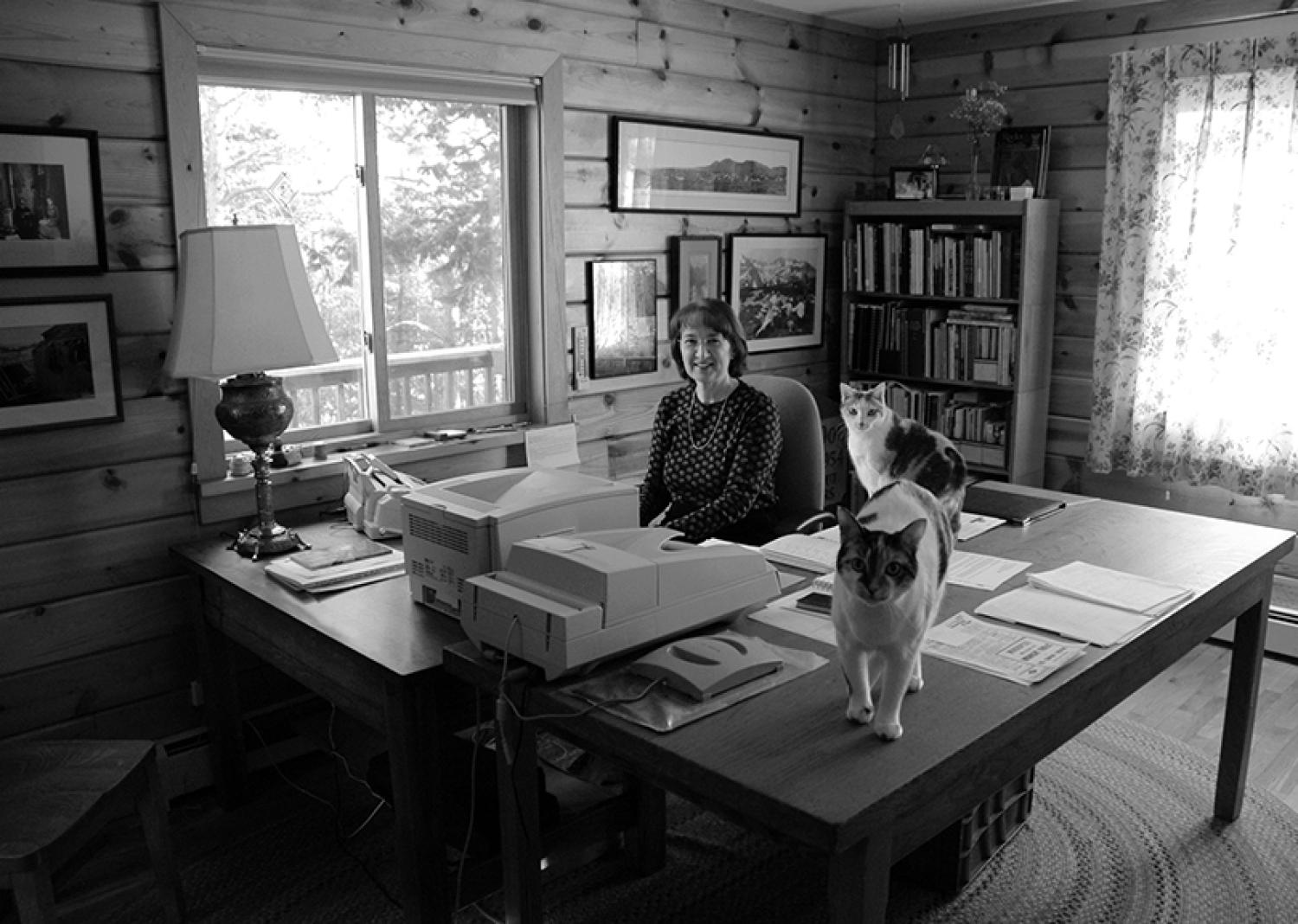 Silvia Pettem in office
