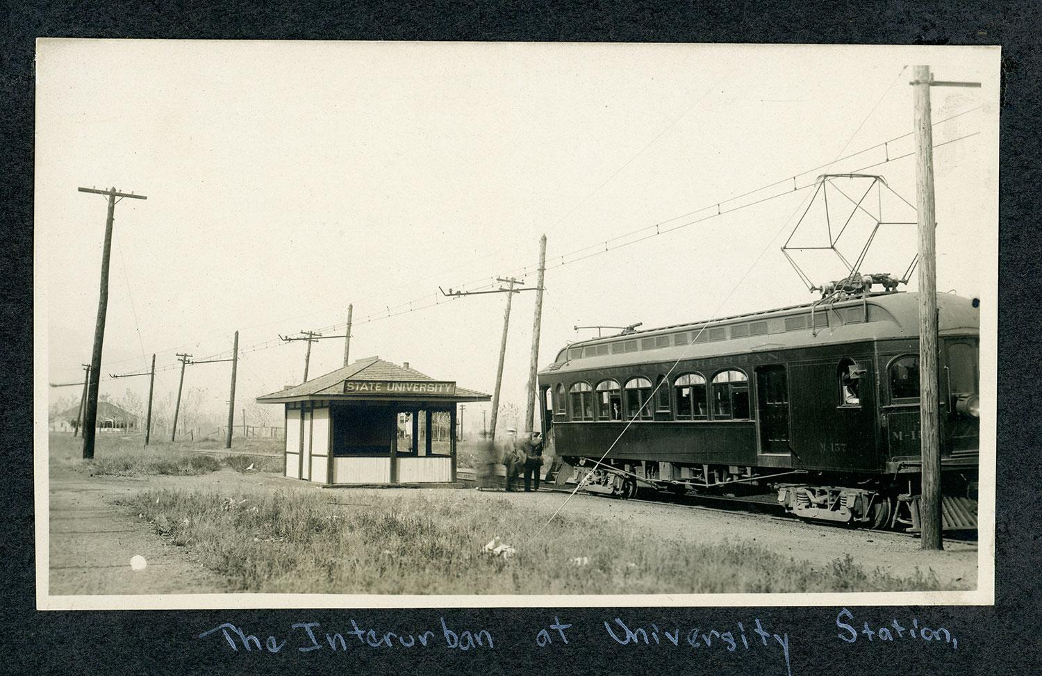 Old train at CU