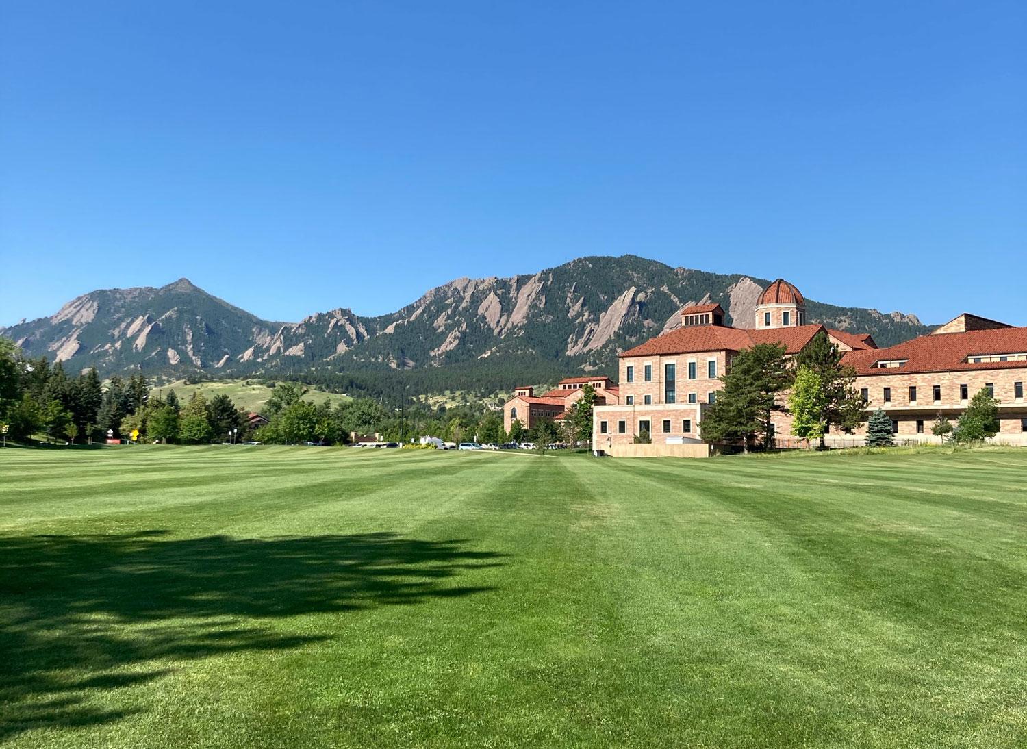 Koebel Building with Flatirons in the background