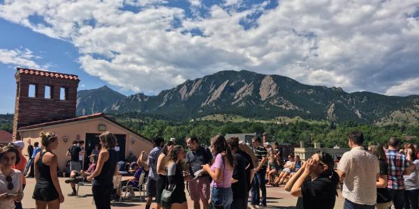 flatirons from roof of the umc