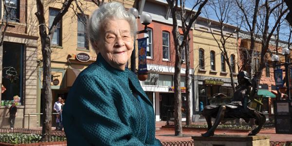 Virginia Patterson on Pearl Street