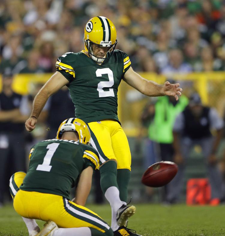 Mason Crosby kicks