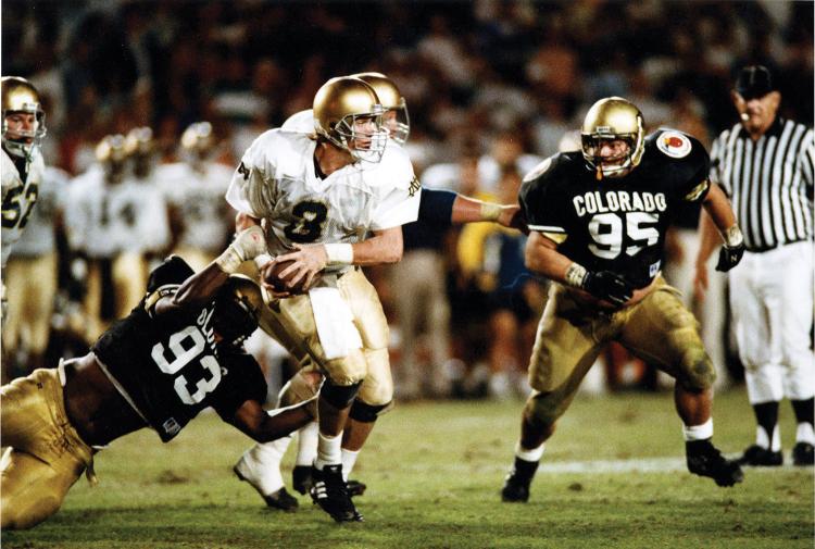 1991 Orange Bowl, Garry Howe and Joel Steed