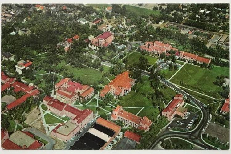 Aerial post card from 1911